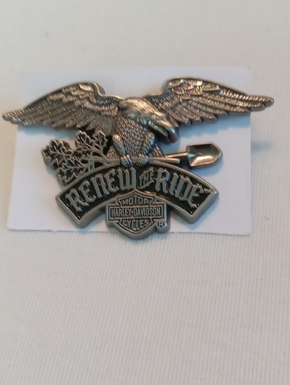 Harley Davidson Renew The Ride Eagle Pin
